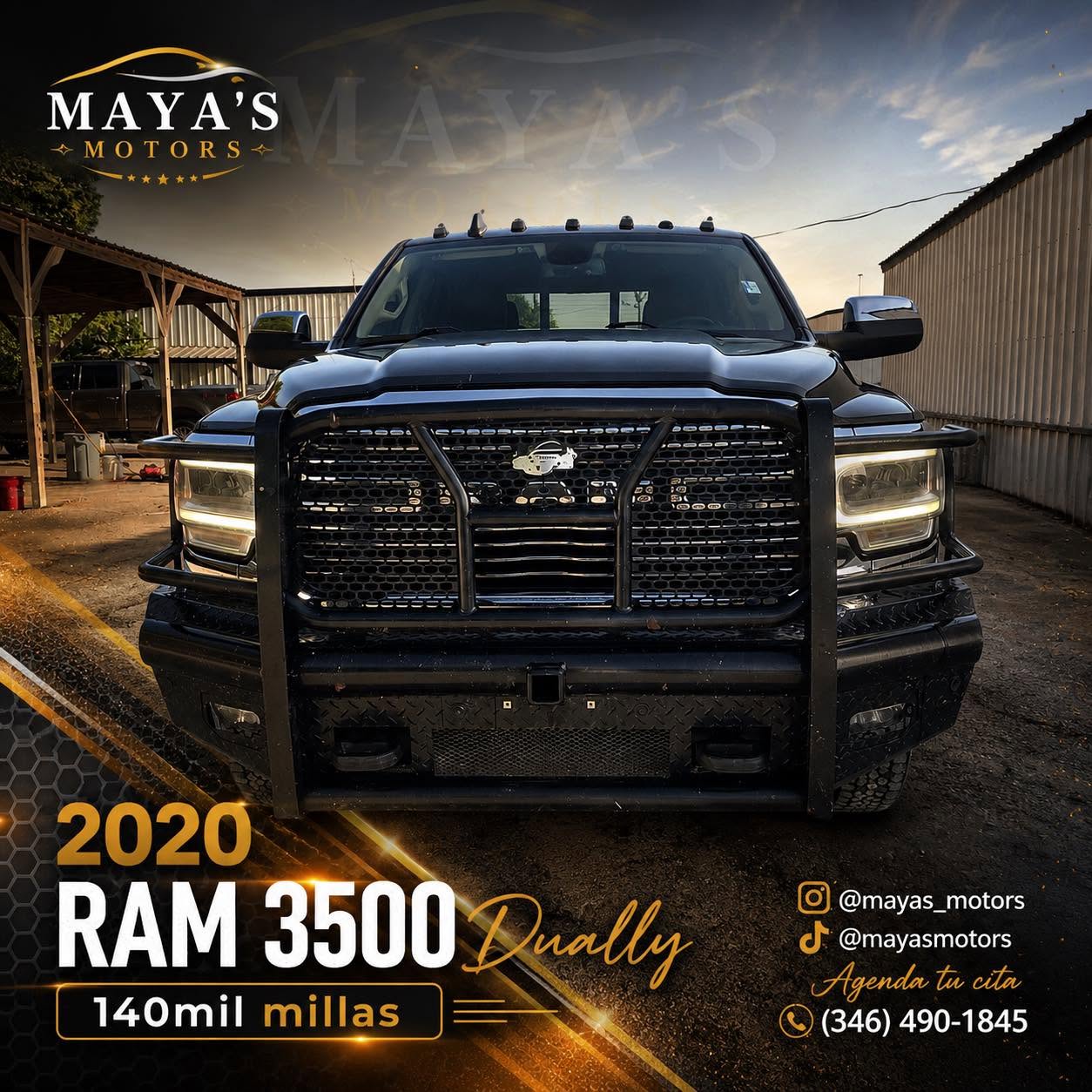 Ram 3500 Dually 2020 vista frontal